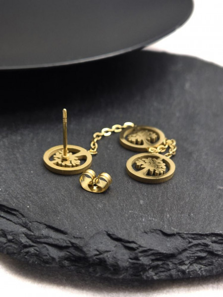 Длинные серьги-пусеты с символами «дерево жизни» J11534CJJ