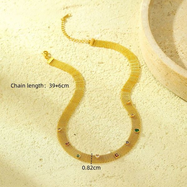 Колье из стали CJL83484