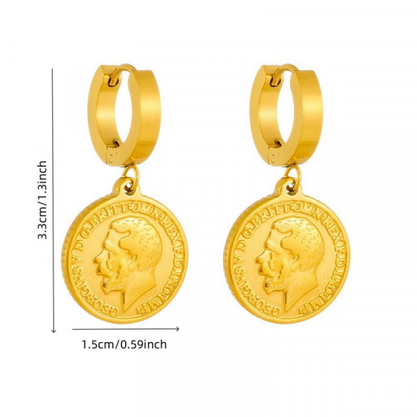 Серьги сталь CJR62598