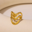 Тройное разомкнутое кольцо с волнообразным профилем CJM30245