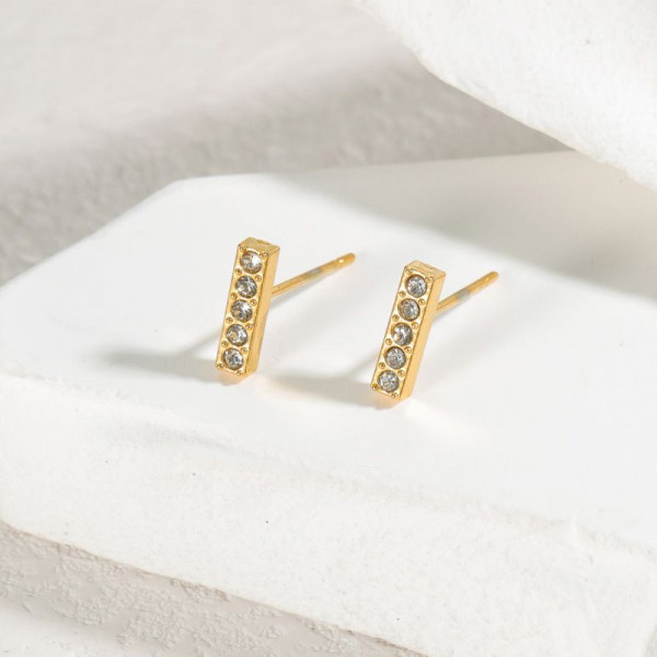 Серьги-пусеты Геометрия CJJ26090