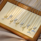 Золотистая цепочка с хвостом русалки CJL34194