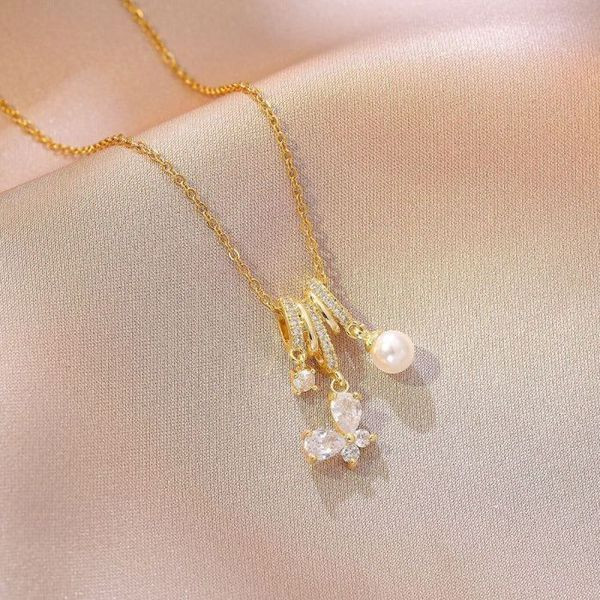 Золотистая цепочка с хвостом русалки CJL34194