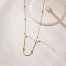 Колье из стали CJP95511