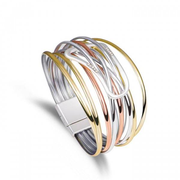 Браслет жесткий многорядный из проволоки CJM40019