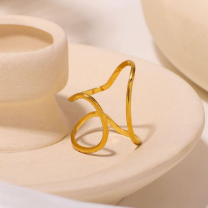 Тонкое разомкнутое кольцо с геометрическим узлом CJM30246