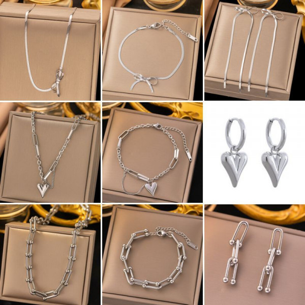 Серьги сталь CJH32181