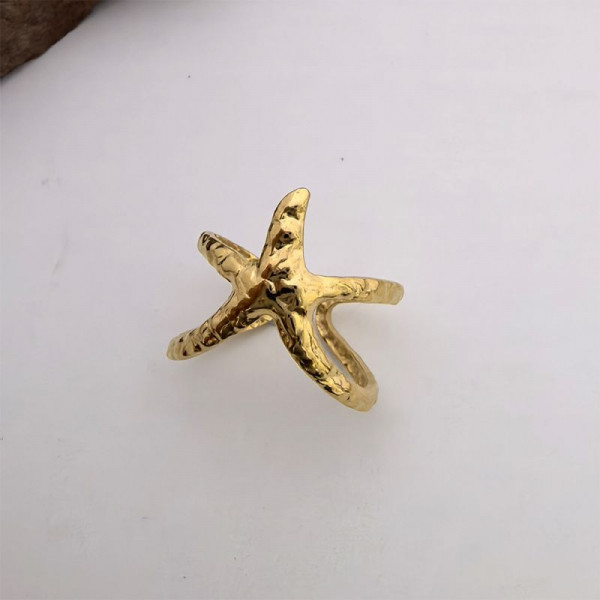 Фантазийное кольцо в форме морской звезды CJL79217