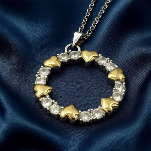 Колье медицинская сталь J10845CJJ