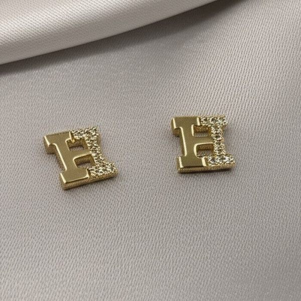 Серьги медь с напылением золотом J10663CJJ