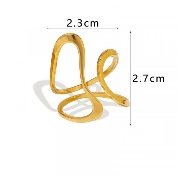 Разомкнутое кольцо с двойным пересечением линий CJM30247