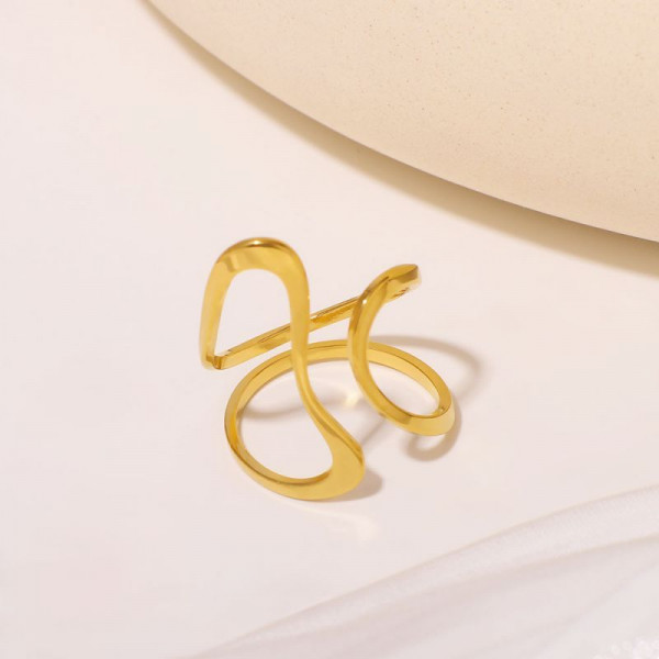 Разомкнутое кольцо с двойным пересечением линий CJM30247