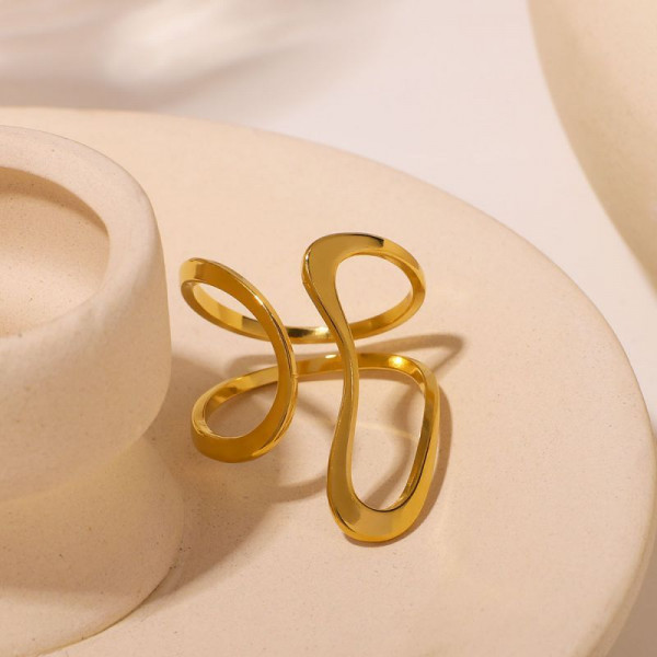 Разомкнутое кольцо с двойным пересечением линий CJM30247