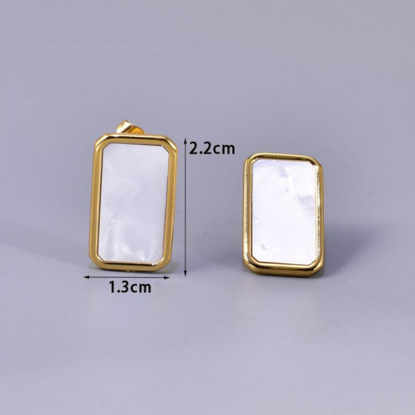 Серьги Прямоугольники CJL14427