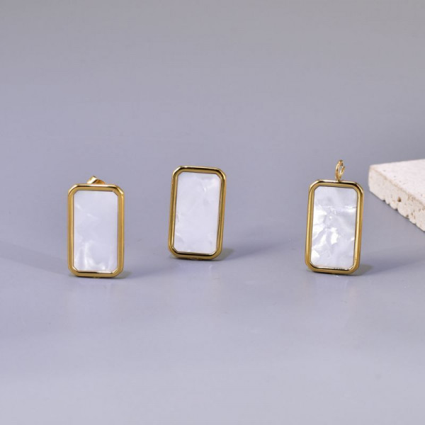 Серьги Прямоугольники CJL14427