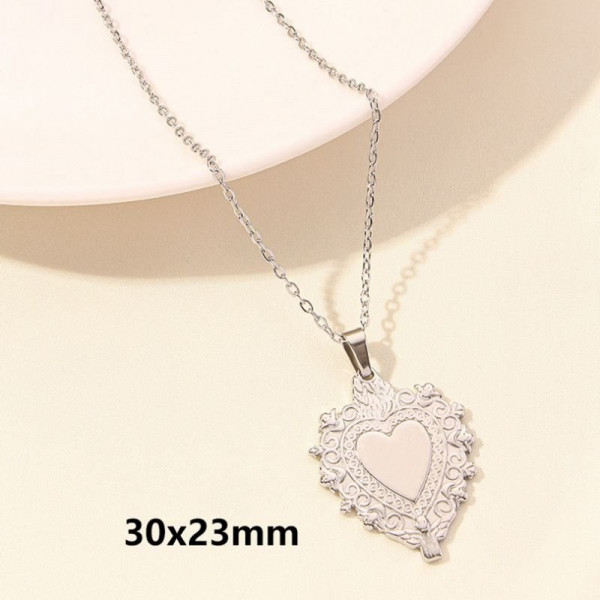 Колье из стали CJD96565