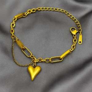 Браслет из титановой стали напыление золотом 1J12017CJJ