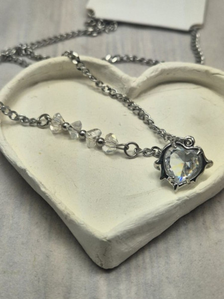 Акцентная Цепочка с крупным квадратным кристаллом J10752CJJ