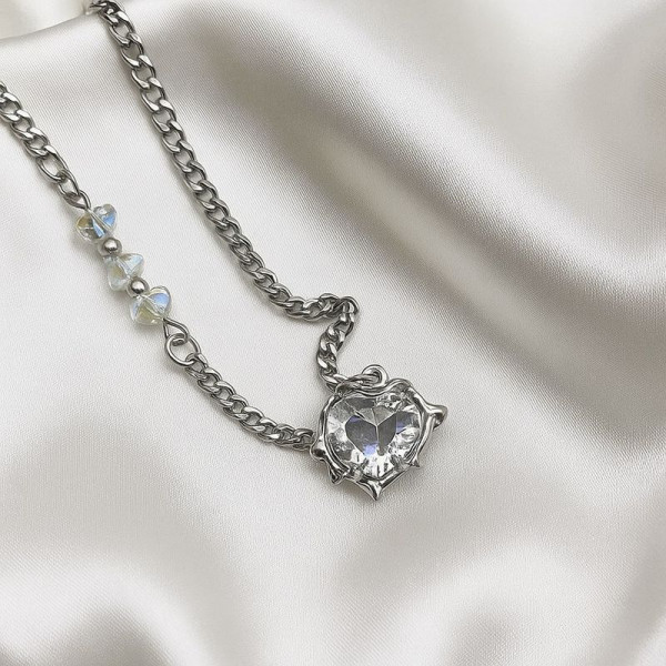 Акцентная Цепочка с крупным квадратным кристаллом J10752CJJ