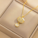 Колье из стали CJL26250