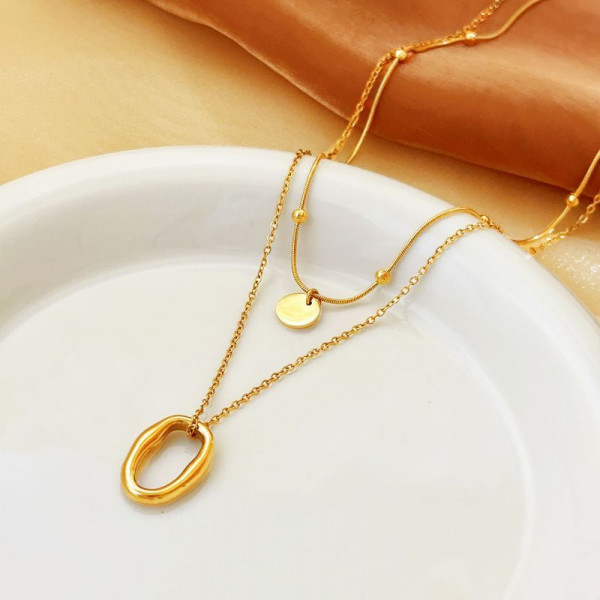 Колье из стали CJL79135