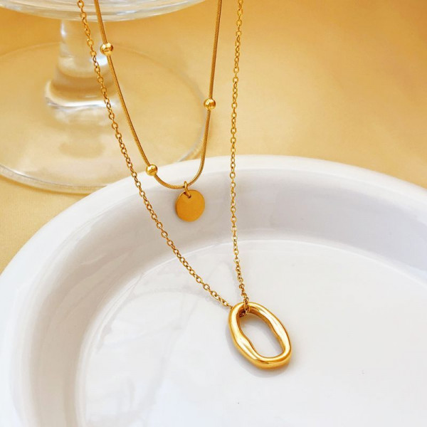 Колье из стали CJL79135