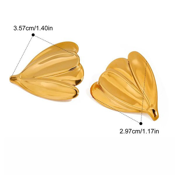 Серьги-пусеты Бабочка крупная ажурная CJL40388