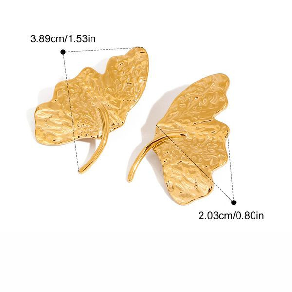 Серьги-пусеты Бабочка крупная ажурная CJL40388