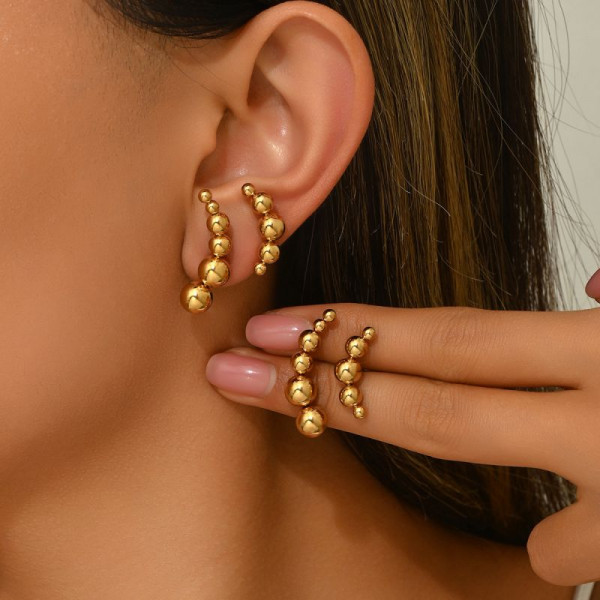 Серьги сталь CJR55782