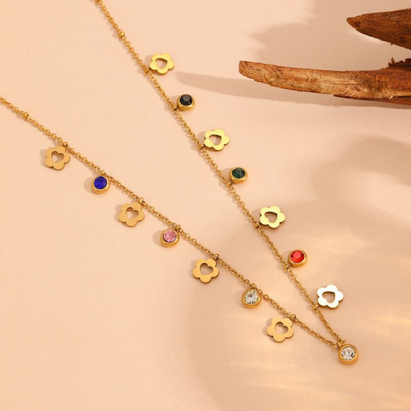 Колье из стали CJL19794