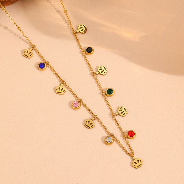 Колье из стали CJL19794