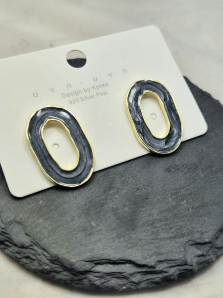 Серьги ювелирный сплав с серебряным гвоздиком J10590CJJ