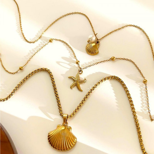 Стальной комплект бижутерии CJN34926