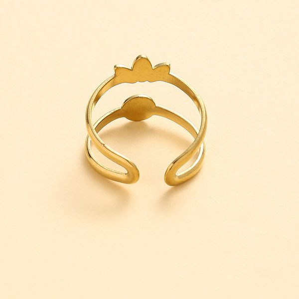 Тонкое разомкнутое кольцо с веточкой и жемчугом CJL47020