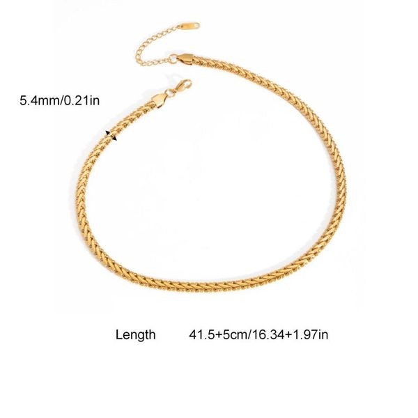 Серебристая цепочка сложного плетения CJL84069