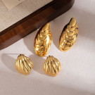 Серьги сталь CJN43013