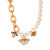 Массивная цепь с жемчугом и подвесками в форме пчел CJP42910