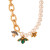 Массивная цепь с жемчугом и подвесками в форме пчел CJP42910
