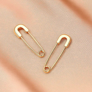 Серьги булавки медь с напылением золотом 1J12305CJJ