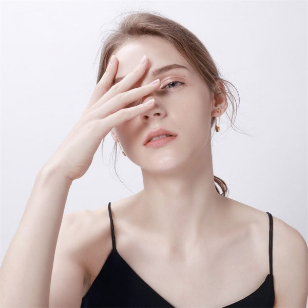 Серьги булавки медь с напылением золотом 1J12305CJJ