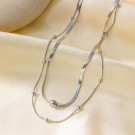 Колье из стали CJH80887