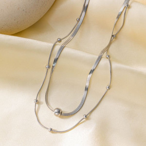 Колье из стали CJH80887