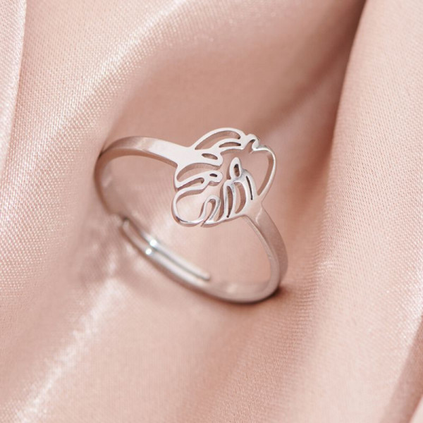 Кольцо с листом монстеры золотистого оттенка CJH62406