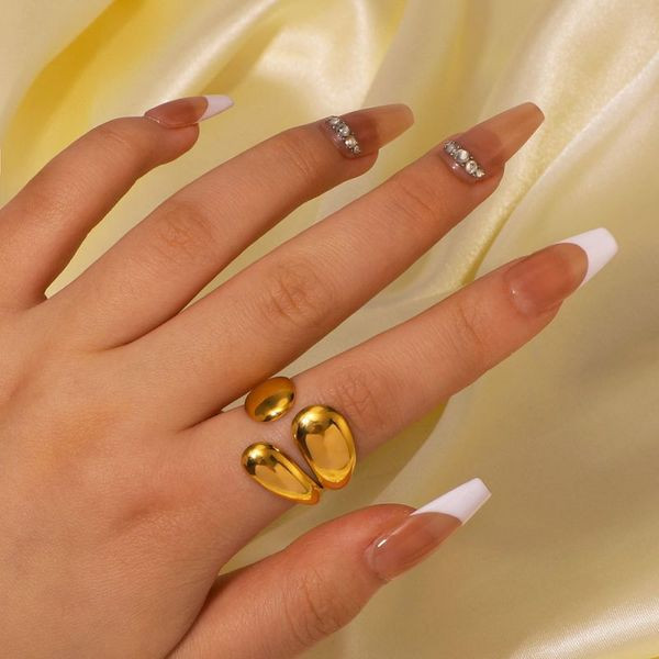 Разомкнутое кольцо с каплевидными элементами CJL88498