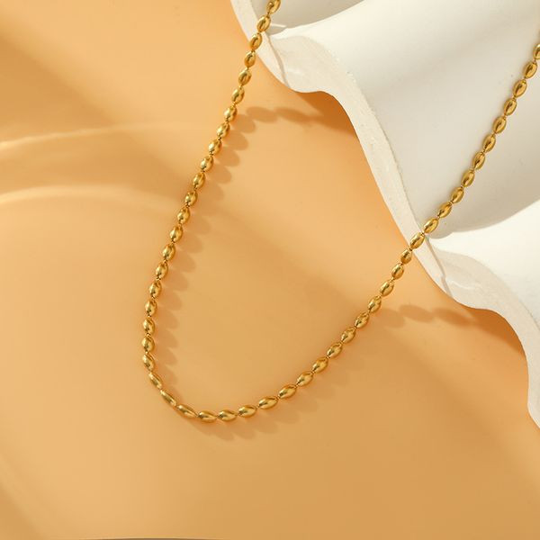 Золотистая цепочка из шариков CJL84153