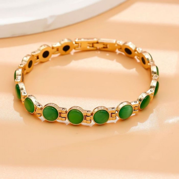 Браслет дорожка с разноцветными кристаллами CJM40442