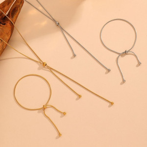 Стальной комплект бижутерии CJM07688