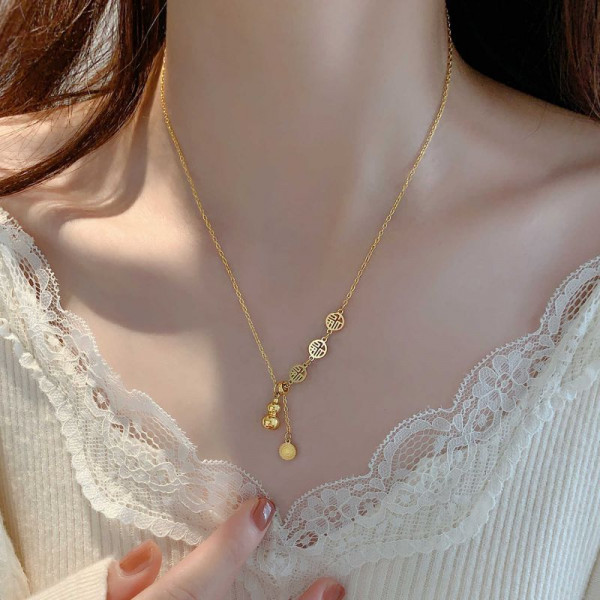 Колье из стали CJT24314