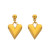 Серьги-пусеты Треугольники объемные в стиле минимализм CJL30522