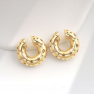 Серьги-кольца с цепочным дизайном CJC14250